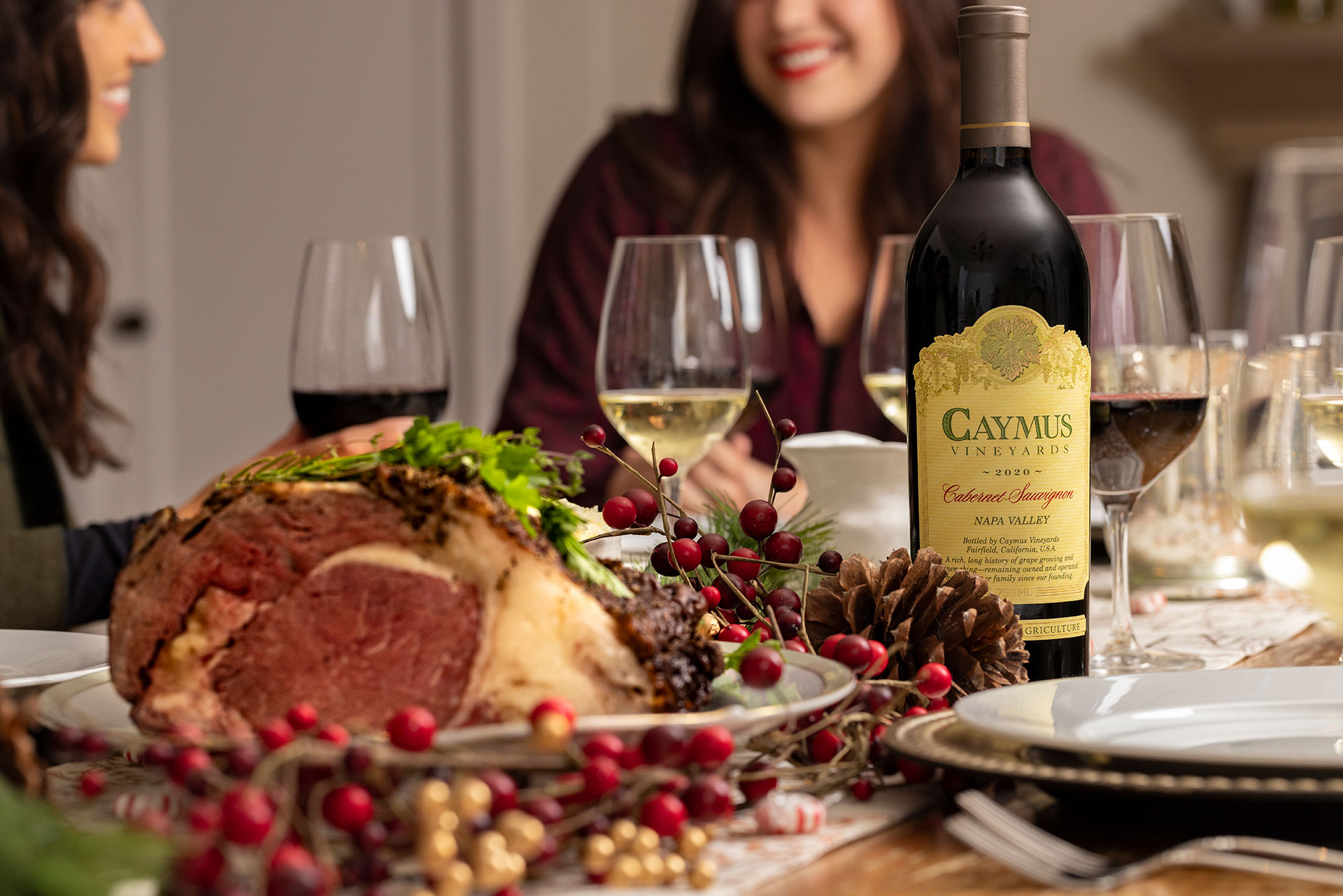 Napa Valley Caymus Vineyards Holiday Roast Food Photography by Frank Gutierrez