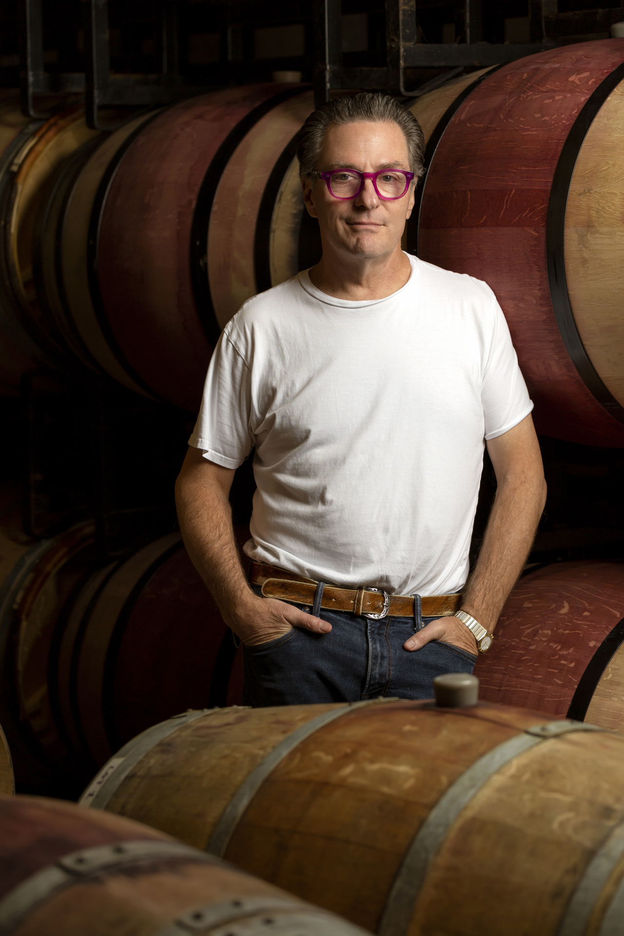 Vance Rose Winemaker Portrait by Frank Gutierrez