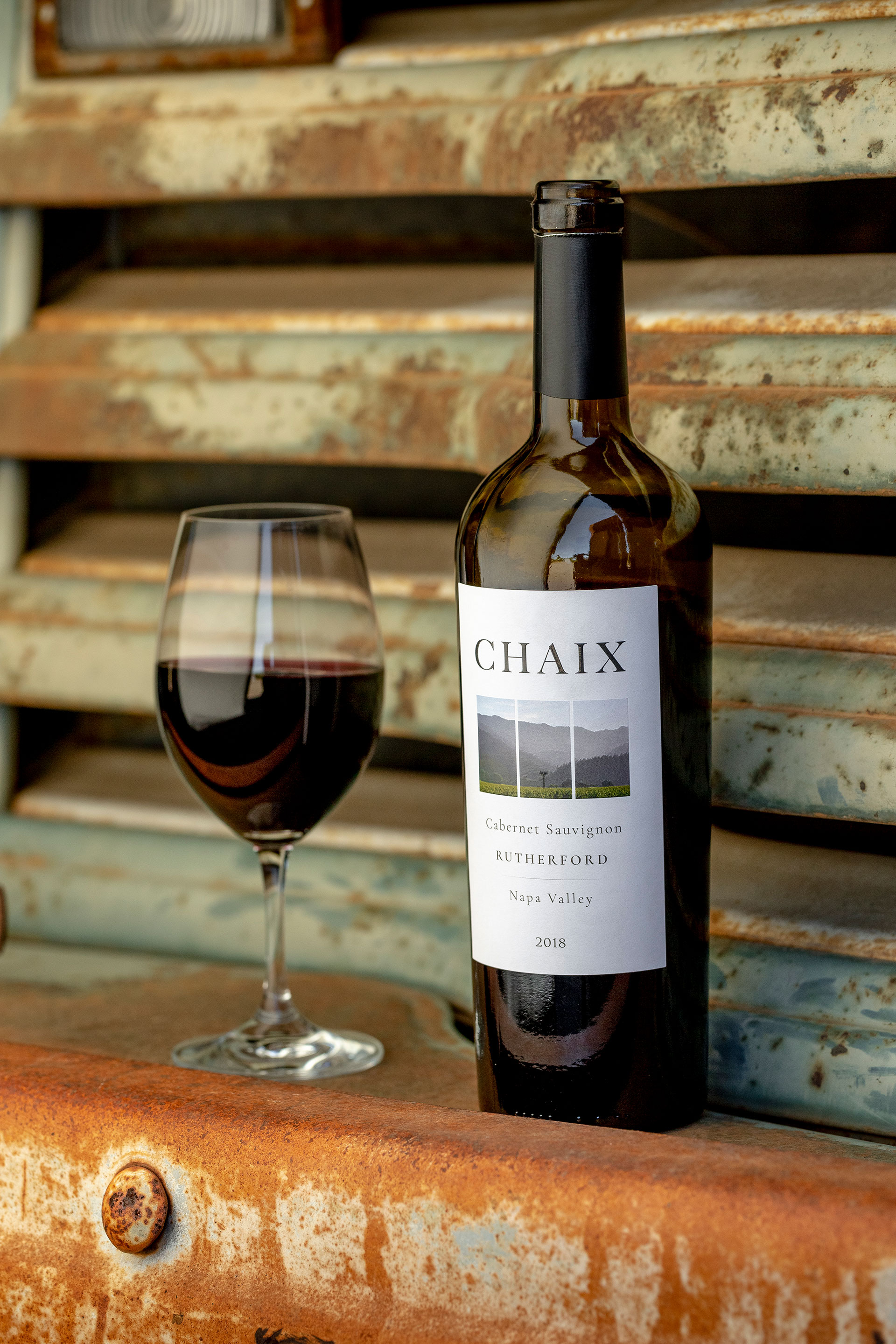 2018 Chaix Napa Valley, Rutherford, Cabernet Sauvignon by Frank Gutierrez