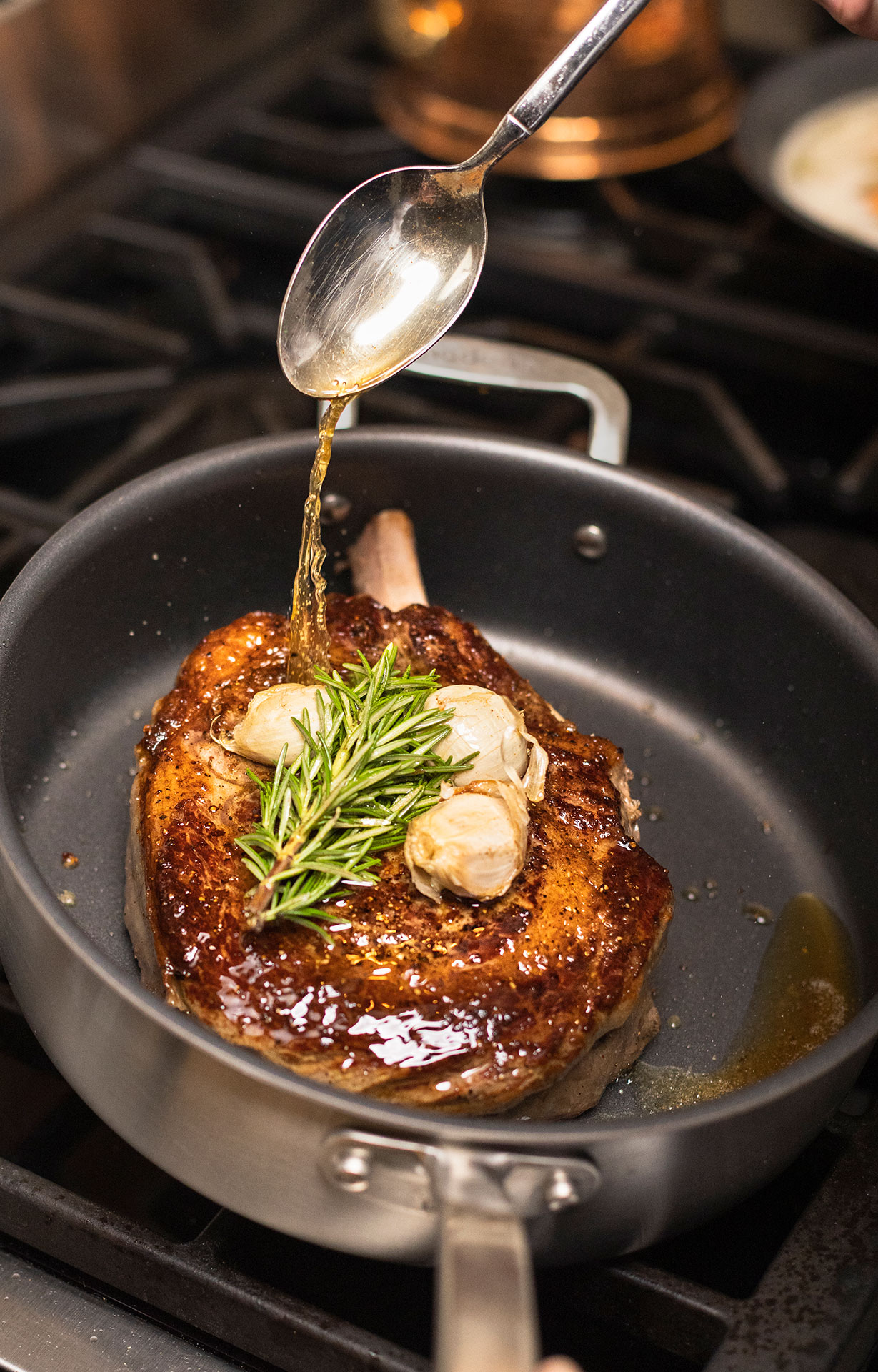 Napa Valley Chef Cooking Steak Food Photography by Frank Gutierrez
